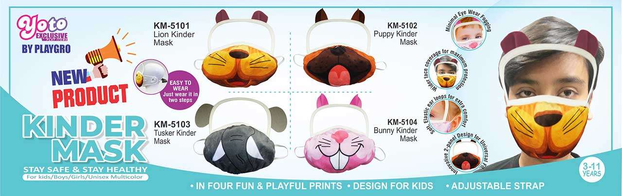 Kinder Mask Manufacturers in Delhi