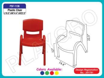 Manufacturer of Plastic Chair- Red in Delhi